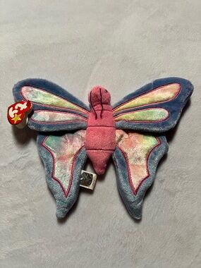 Ty Rare beanie baby Flitter 1999 butterfly excellent condition collectors